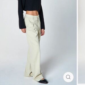 UNPUBLISHED ZOEY CANVAS TROUSER Beige Size 32